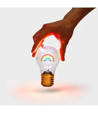 Cordless Rainbow Lightbulb - Rechargable!