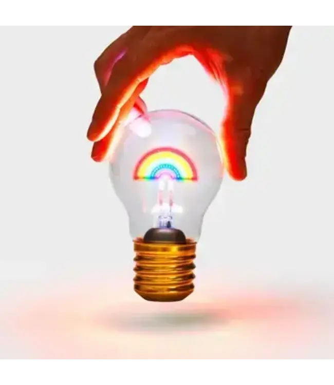 Cordless Rainbow Lightbulb - Rechargable!