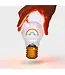Cordless Rainbow Lightbulb - Rechargable!