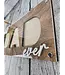 Best Dad Ever 3-Photo Picture Frame White/Walnut