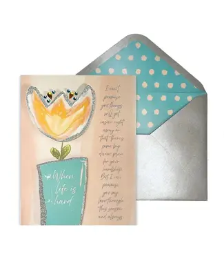 SINGLE TULIP AND LETTERING