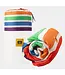 Big Blanket Co XL OUTDOOR Blanket - Retro Rainbow 8'x8!