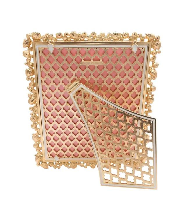Theo Bejeweled 8"x10" Frame - White Opal