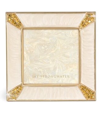 Leland Pave Corner 2" Frame- Gold