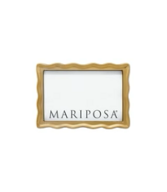 Mariposa 3338GD Wavy Gold 4x6 Frame