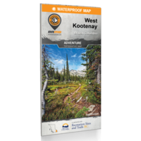 West Kootenay BC map