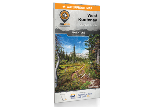 Backroad Map Books West Kootenay BC map
