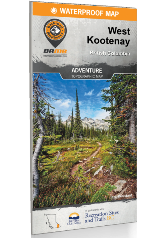 West Kootenay BC map