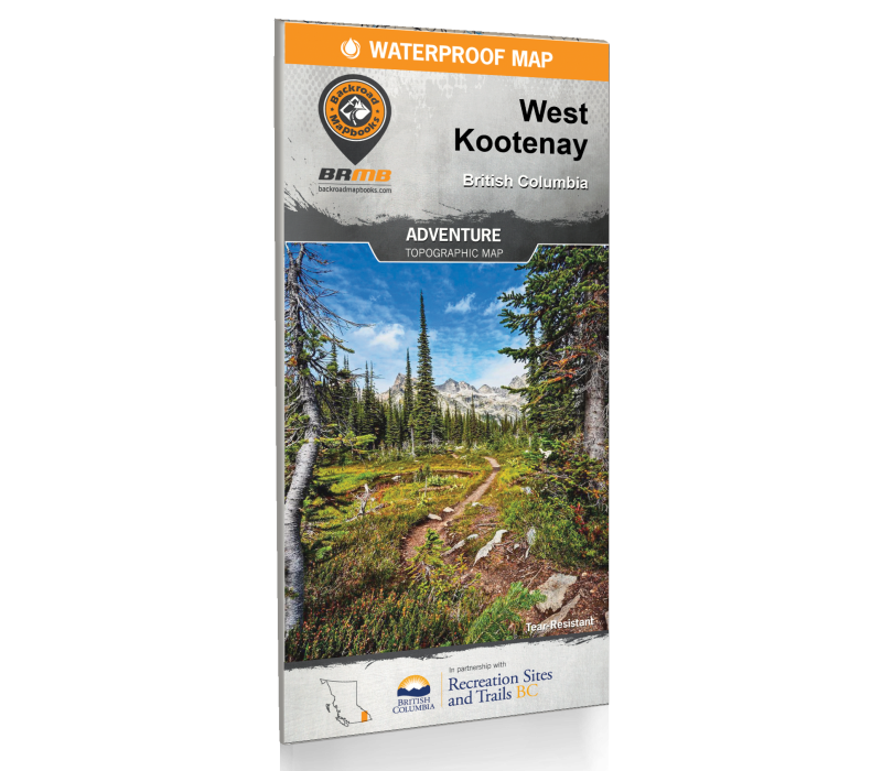 West Kootenay BC map