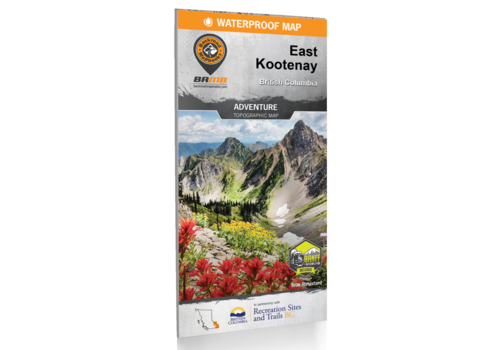 Backroad Map Books East Kootenay BC map