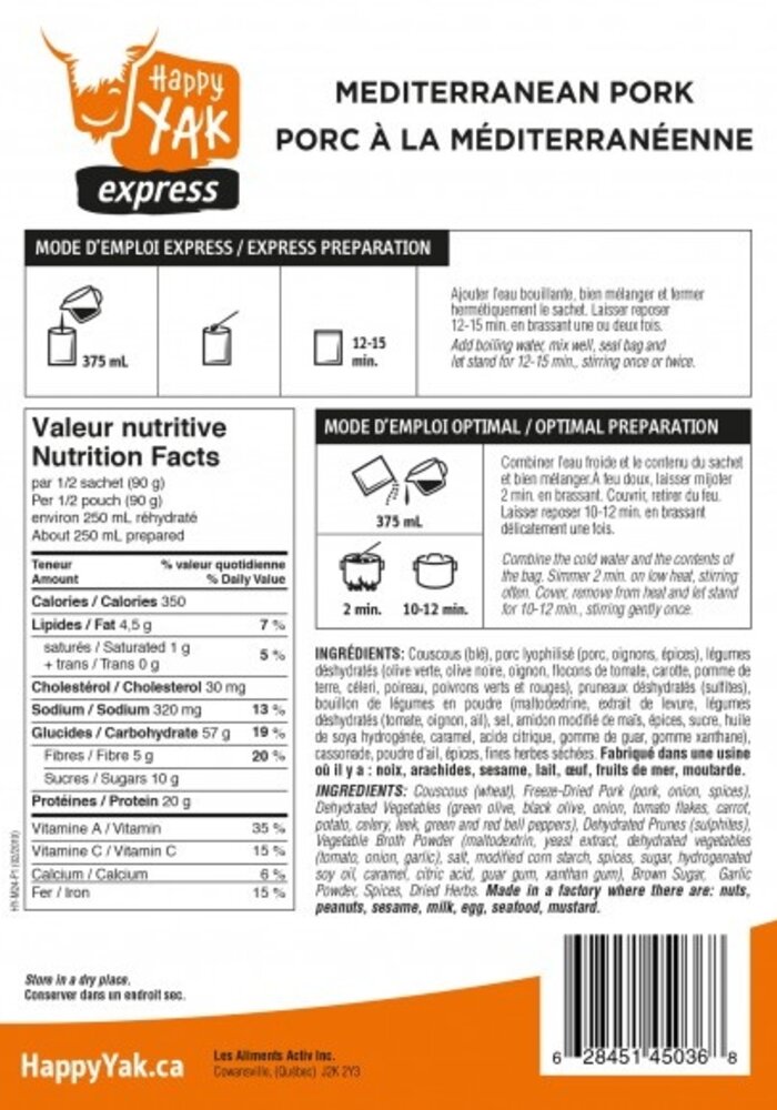 Express Mediterranean Pork