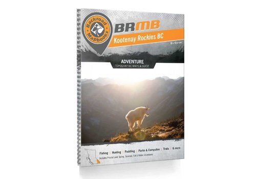 Backroad Map Books Kootenay Rockies BC Mapbook