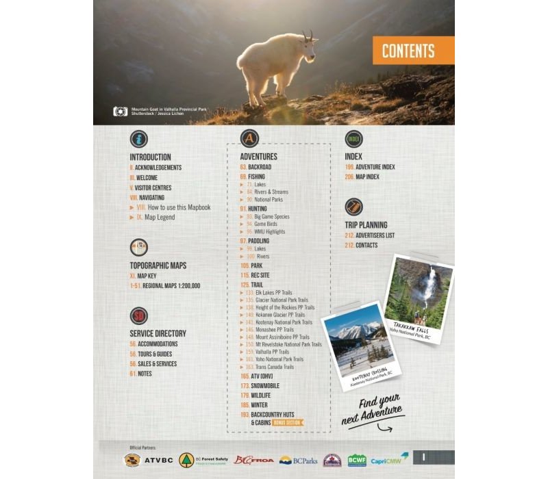 Kootenay Rockies BC Mapbook