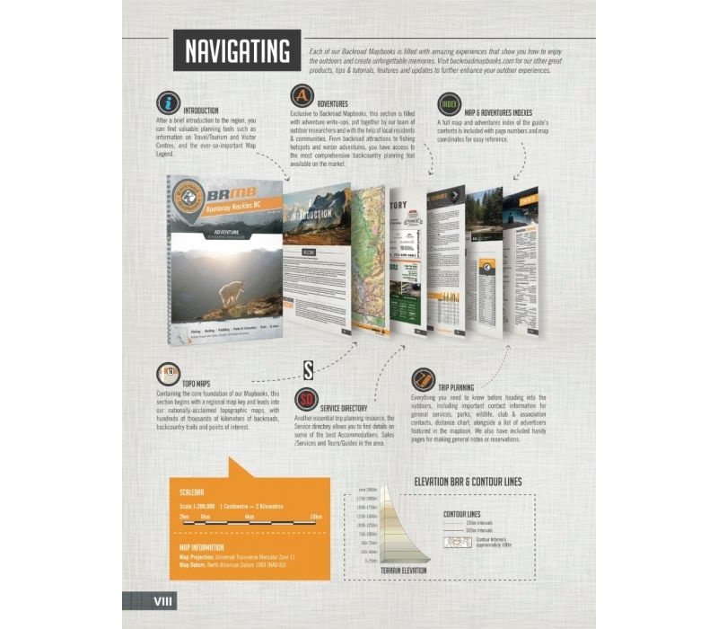 Kootenay Rockies BC Mapbook