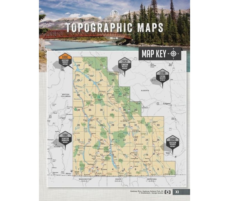 Kootenay Rockies BC Mapbook