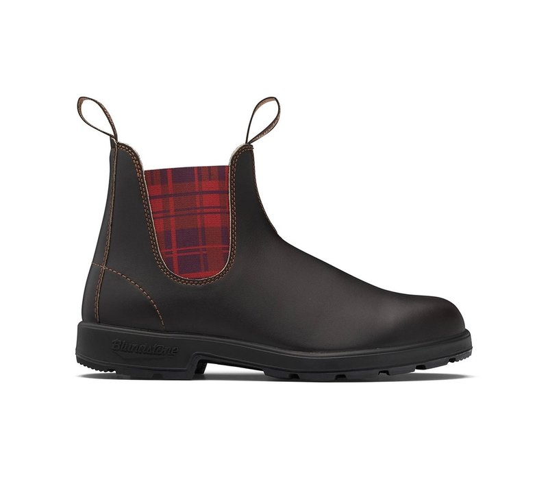 2100 Original Brown with Burgundy Tartan