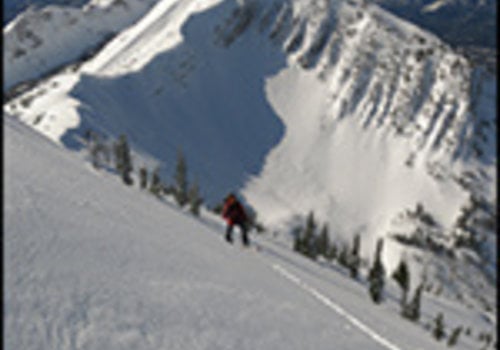 Backcountry Skiing Canada Fernie Ski Touring Map