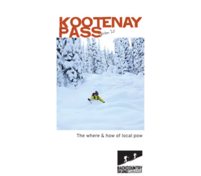 Kootenay Pass Ski Touring Map 2.0