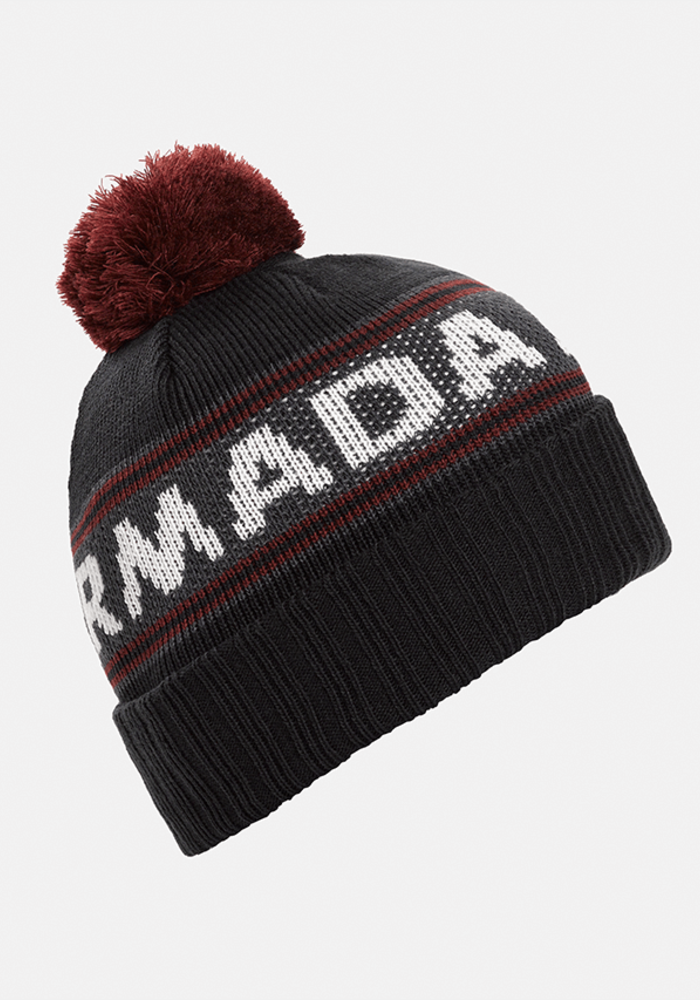 Jacquard Knit Pom Beanie