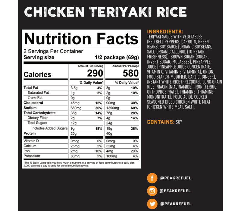 Chicken Teriyaki w/ Rice