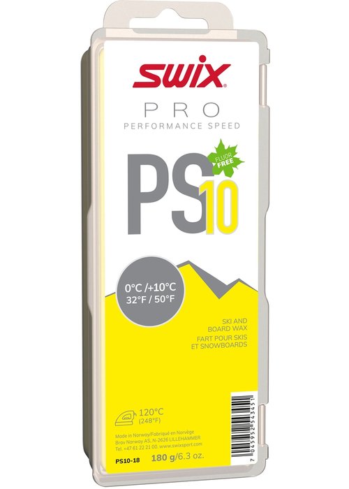 Swix PS10 Yellow, 0°C/+10°C, 180g