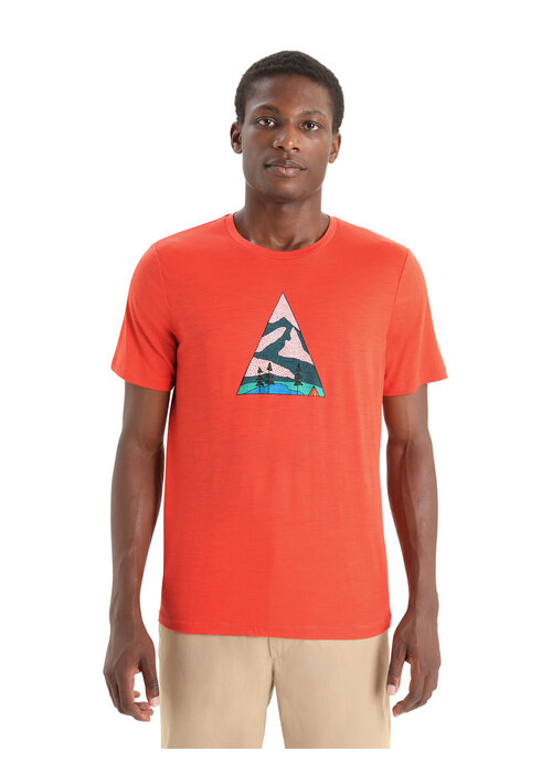 Icebreaker M's Tech Lite II SS Tee Camping Grounds