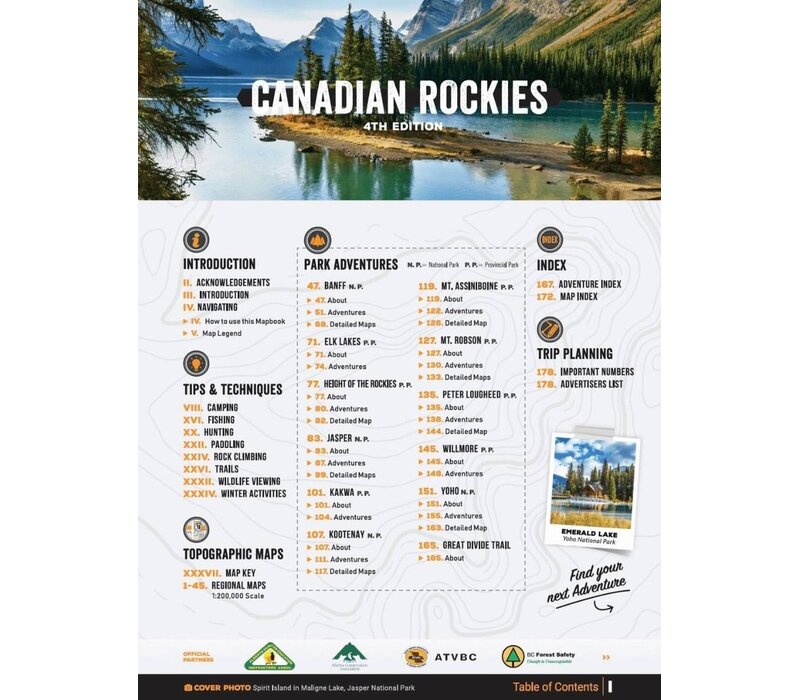 Canadian Rockies Mapbook
