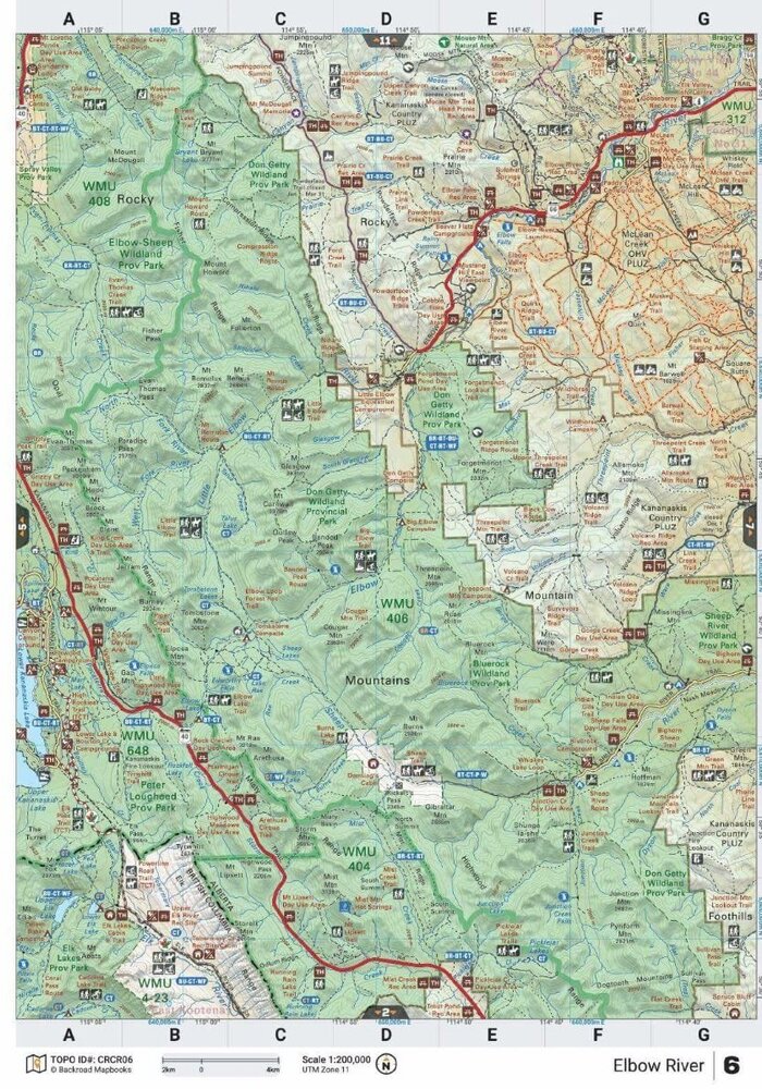 Canadian Rockies Mapbook