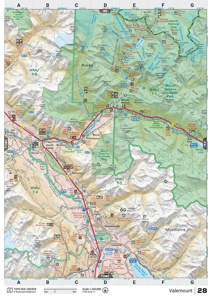 Canadian Rockies Mapbook