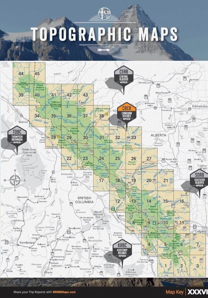 Canadian Rockies Mapbook