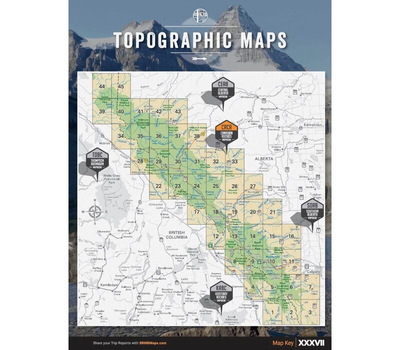 Canadian Rockies Mapbook