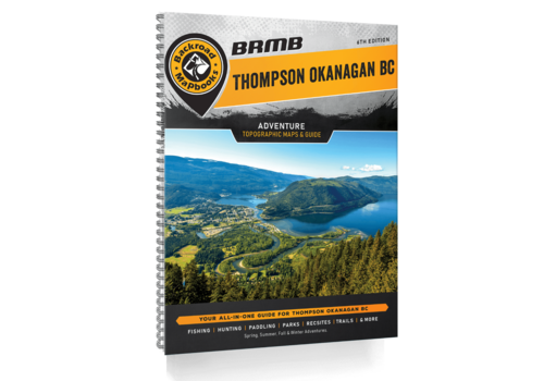 Backroad Map Books Thompson Okanagan BC Mapbook