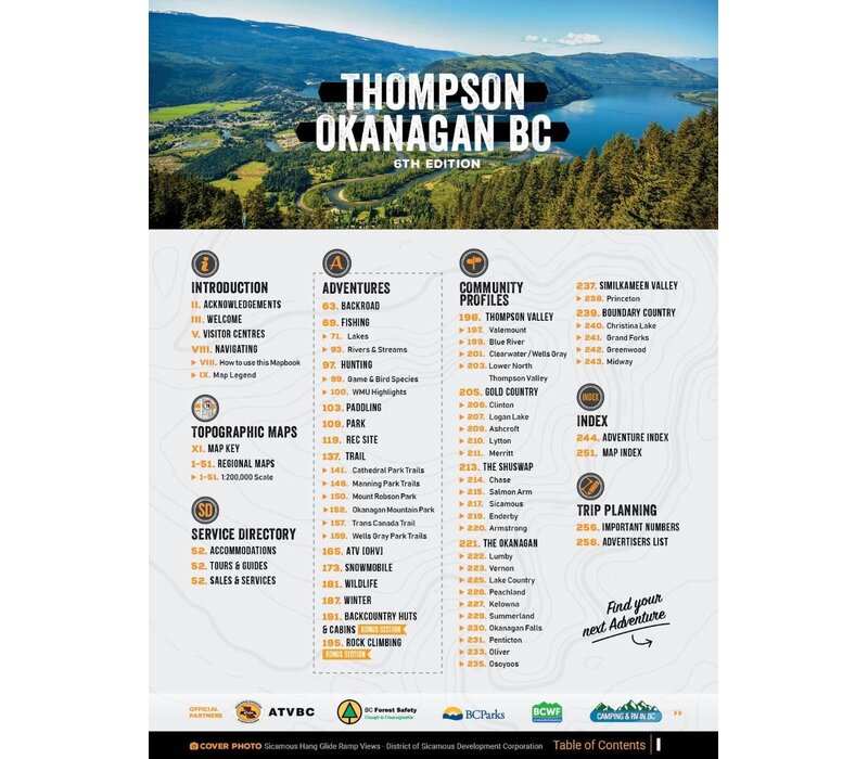 Thompson Okanagan BC Mapbook