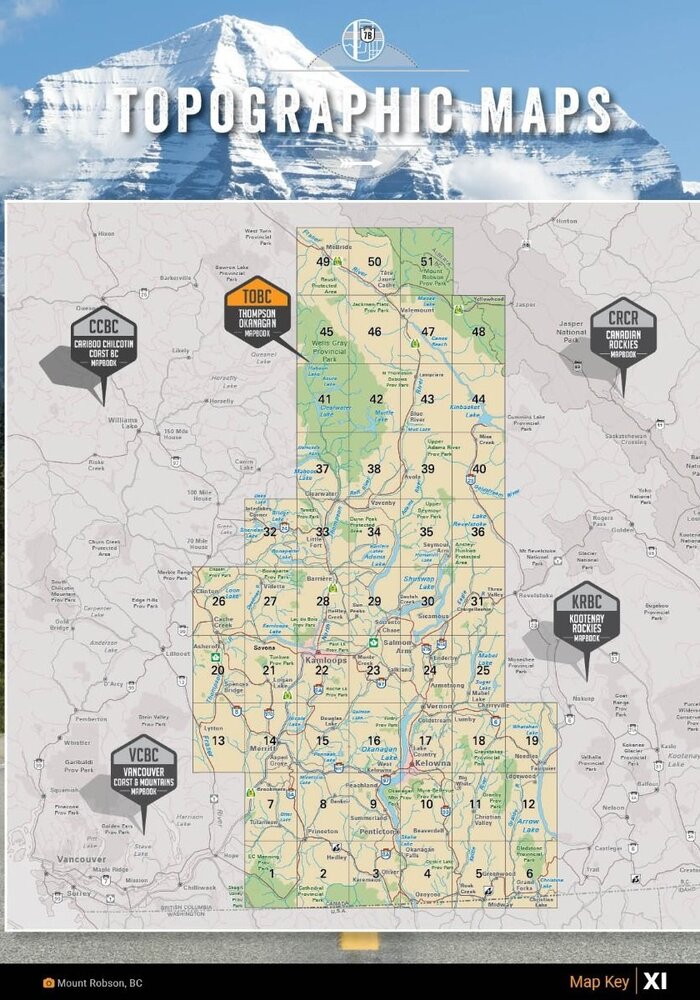 Thompson Okanagan BC Mapbook