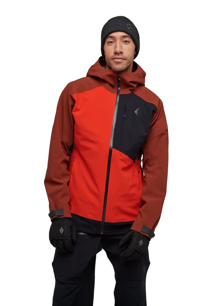 Black Diamond M Recon Stretch Ski Shell Amber Ski jackets : Snowleader