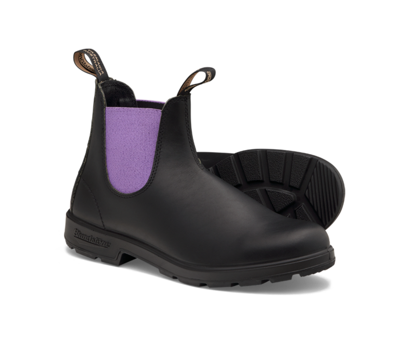 2303 Black w/ Lavender Elastic