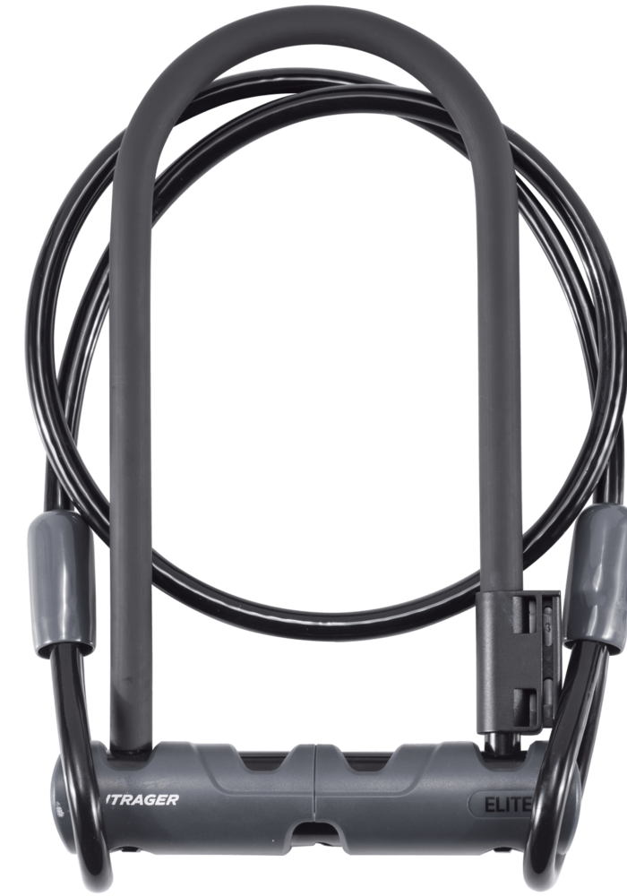 Elite Keyed U-Lock with 4' Cable