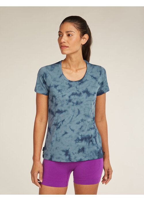 Icebreaker W's Merino 150 Tech Lite SS Scoop Tee Cloud Dye