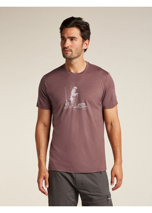 Icebreaker M's Merino 150 Tech Lite SS Tee Polar Paddle
