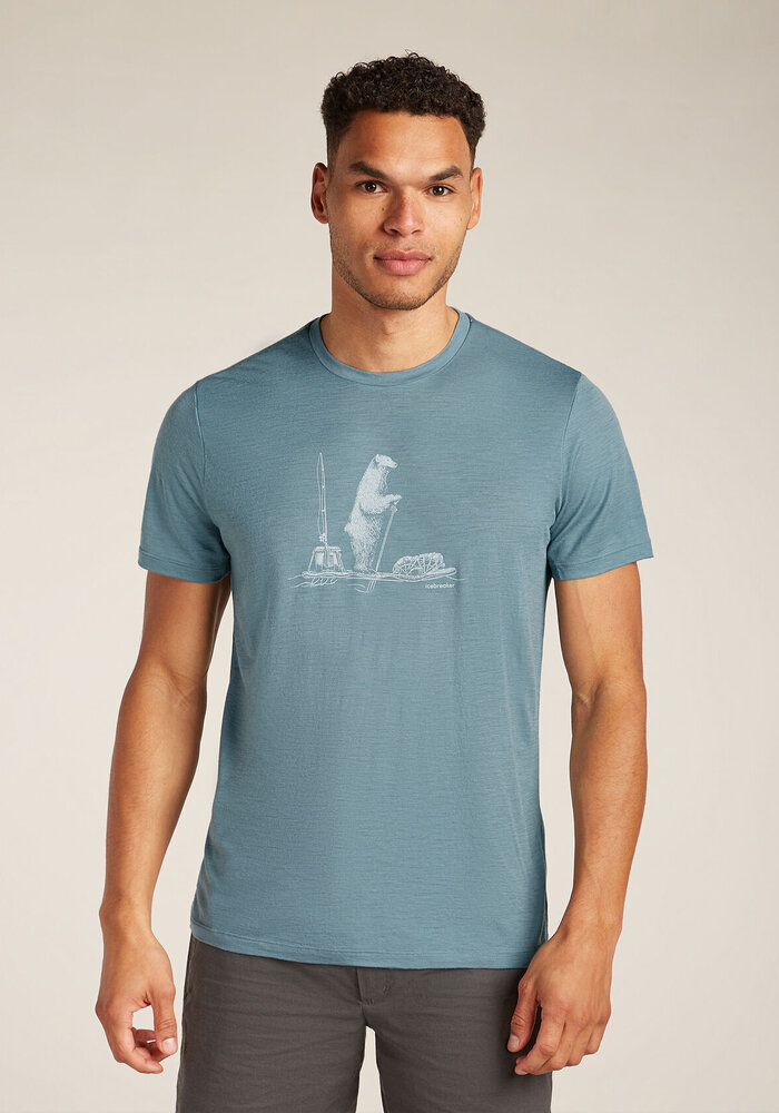 M's Merino 150 Tech Lite SS Tee Polar Paddle