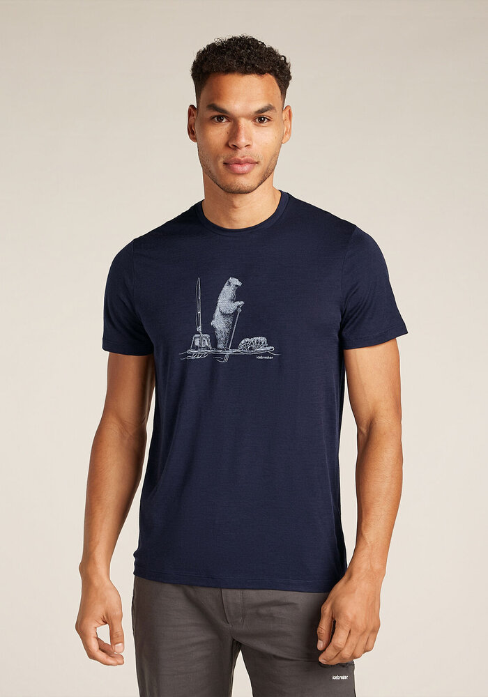 M's Merino 150 Tech Lite SS Tee Polar Paddle