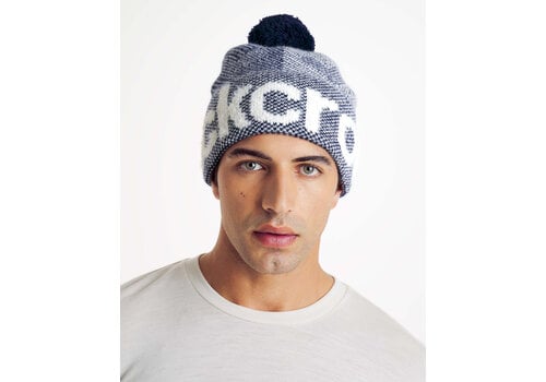 Black Crows POM Beanie