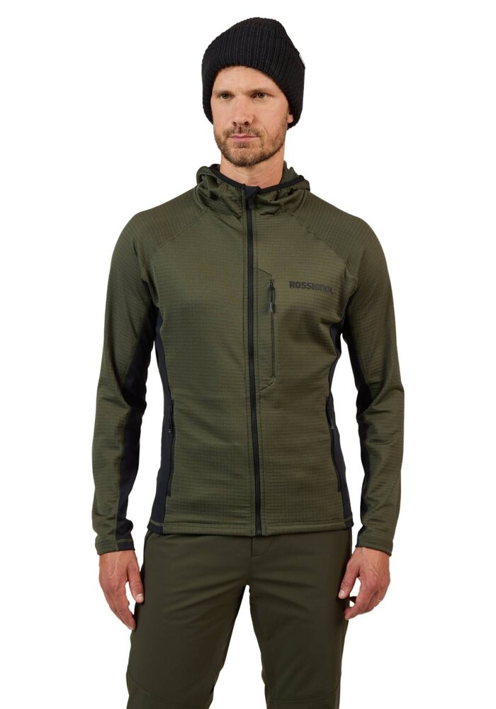 M's Blackside Mix FZ Hood Fleece