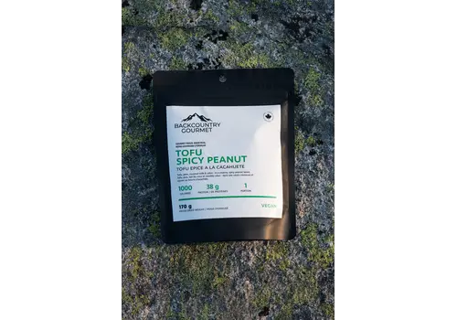 Backcountry Gourmet Vegan Spicy Peanut Udon with Tofu
