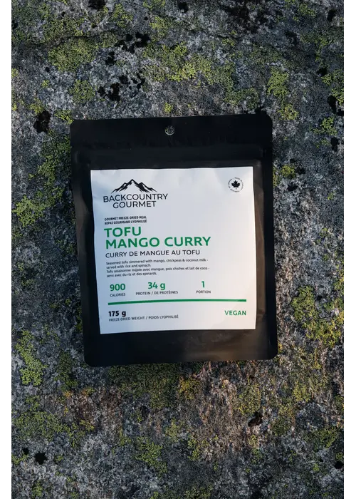 Backcountry Gourmet Vegan Tofu Mango Curry