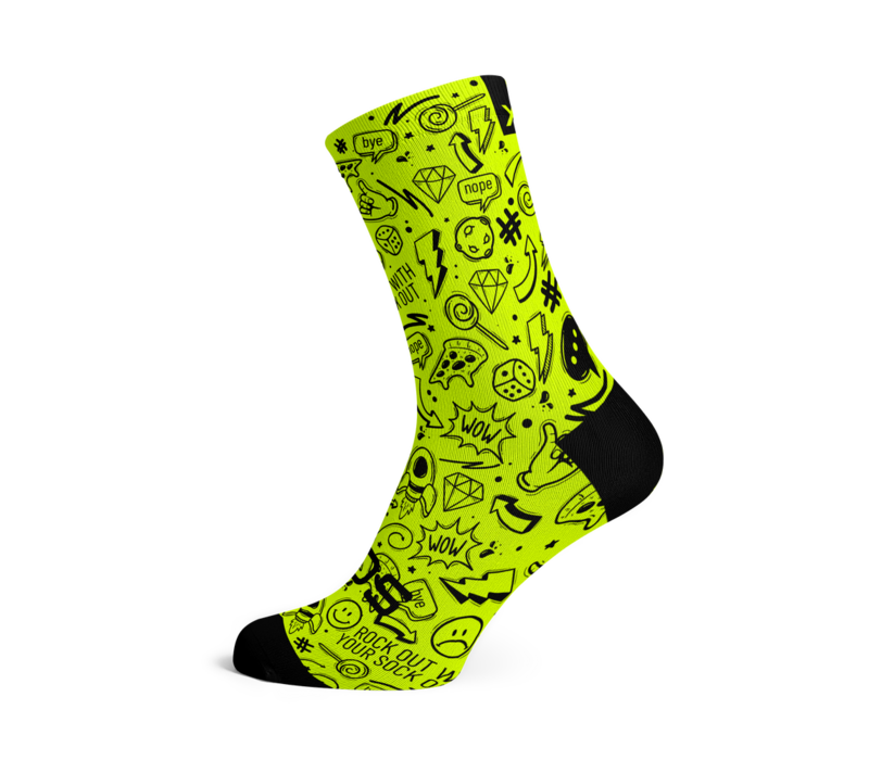Crew Socks Fluo