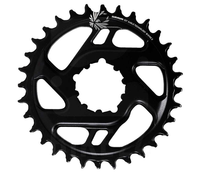 12SP X-Sync 2, Chainring, 12sp, BCD: Direct Mount, 3mm offset, Aluminum, Black