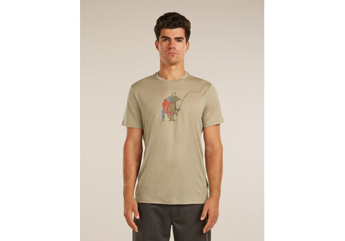Icebreaker M's Merino 150 Tech Lite SS Tee Bear Catch