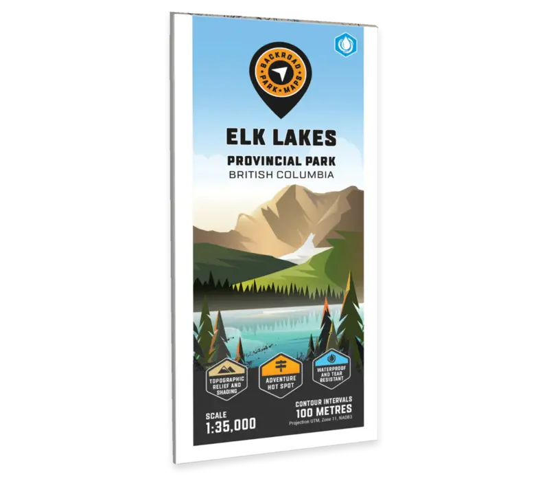 Elk Lakes Provincial Park BC - Park Map