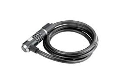 Kryptonite KryptoFlex 1218 Combo Cable Lock, 12mm x 180cm (70.9") Black